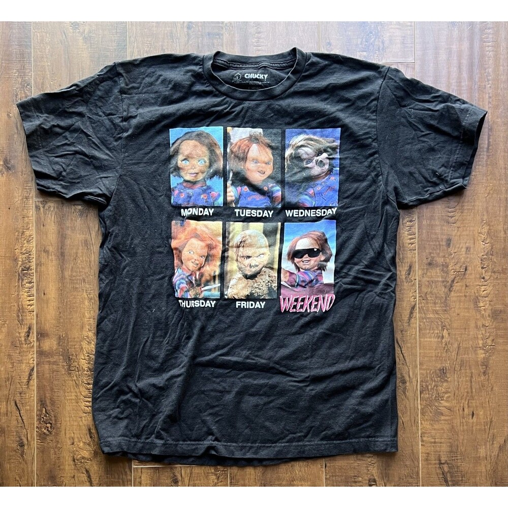 Chucky Childs Play Shirt Moods of the Week Graphic Shirt Size Large